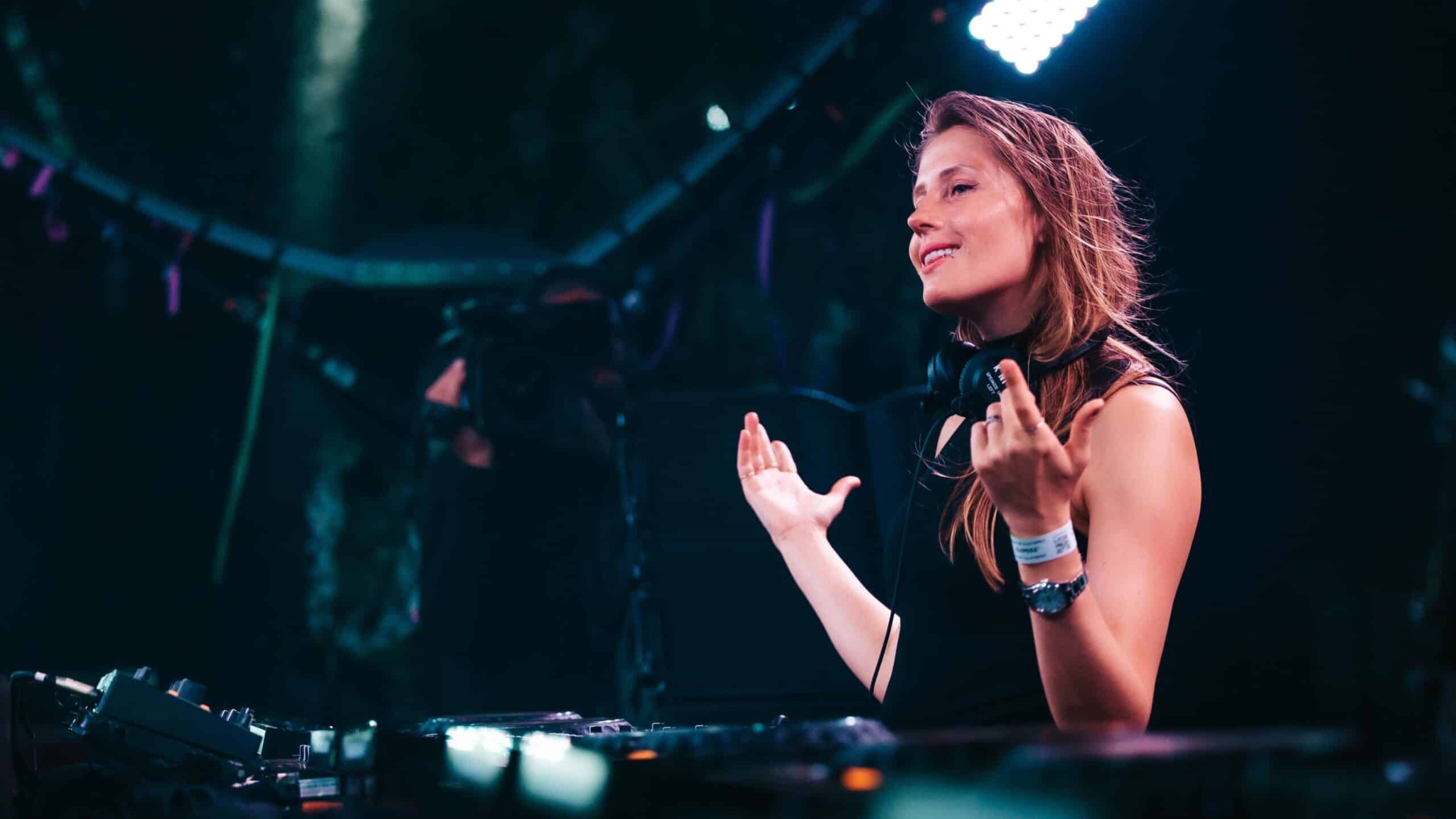 Charlotte de Witte performing behind the decks, featured in New EDM Friday Sep 25