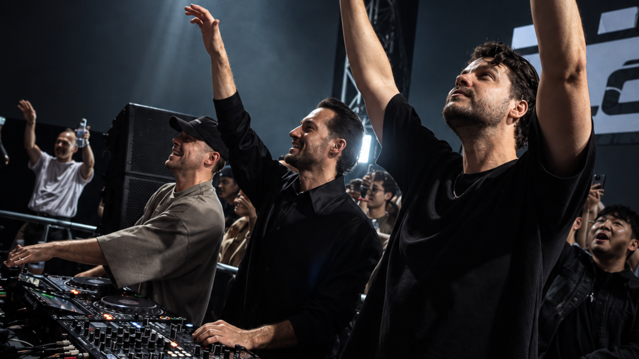 HALŌ performing together in a live photo, featured in New EDM Friday Sep 18.