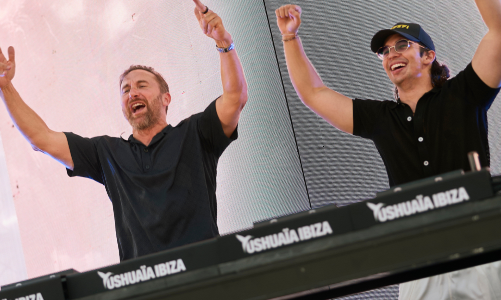 David Guetta and Hypaton performing at Ushuaïa Ibiza, featured in New EDM Friday Sep 11.