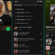Spotify interface showing an AI Persona badge on an AI-generated artist profile as music platforms introduce new transparency measures around AI-generated music.