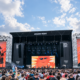 Primavera Sound stage at Parc del Fòrum in Barcelona with a large crowd during a daytime performance