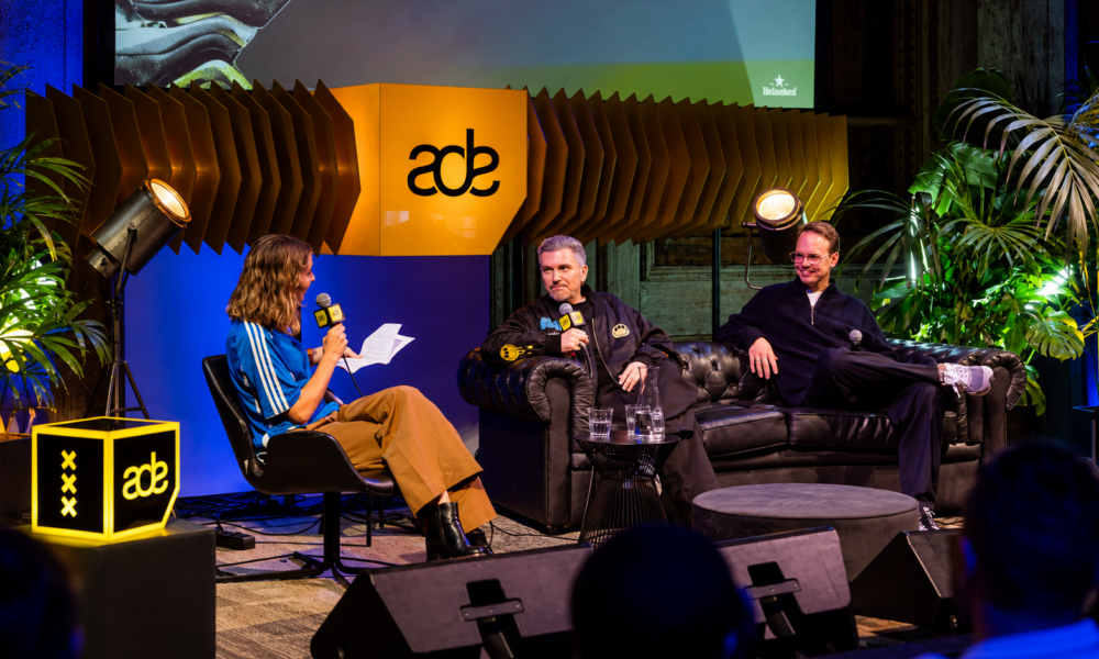 Pasquale Rotella speaking during an Amsterdam Dance Event panel ahead of the launch of Map Point Summit with Insomniac and ADE
