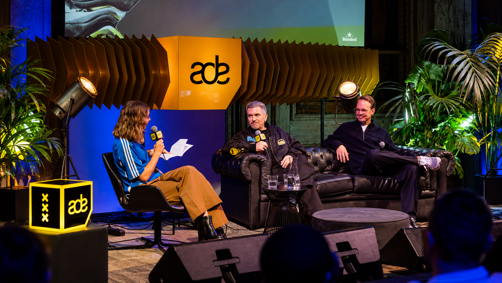 Pasquale Rotella speaking during an Amsterdam Dance Event panel ahead of the launch of Map Point Summit with Insomniac and ADE
