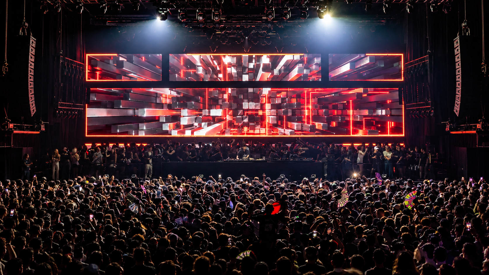 BLAK Festival indoor stage with a large audience ahead of its first outdoor edition in Genting Highlands
