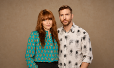 Florence Welch and Calvin Harris posing together during the ‘Sweet Nothing’ era