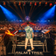 Palm Tree Music Festival stage overlooking a large audience at the West Palm Beach event
